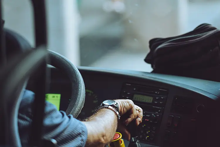 AI chatbot handling fleet and pricing questions for transport company
