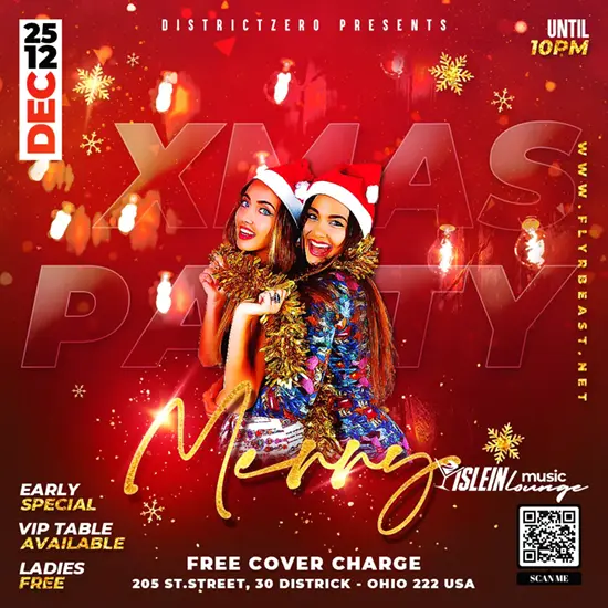 Christmas leaflet design 2
