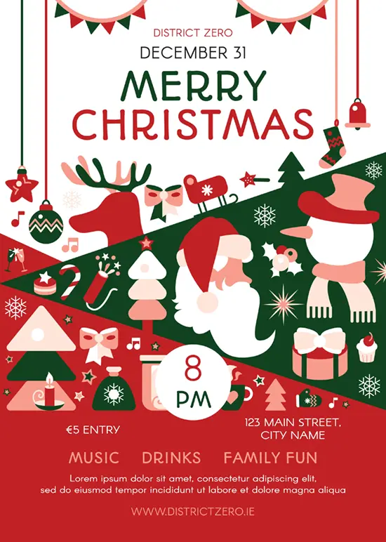 Christmas poster design 2
