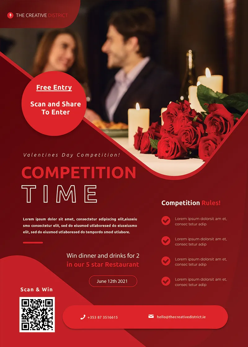 Professional poster design for Irish business