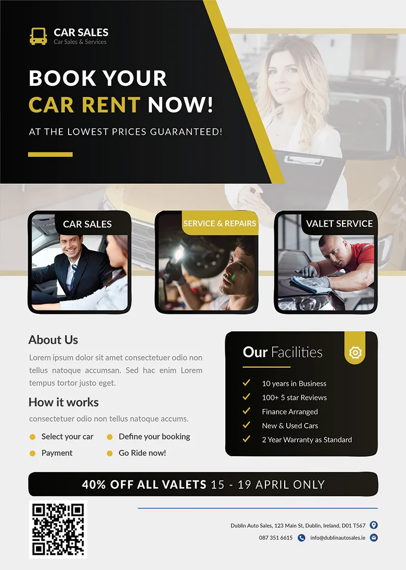 Custom poster design for Irish events and promotions